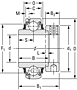 Mounted Bearings Insert Eccentric G-KRR, G-KRRB